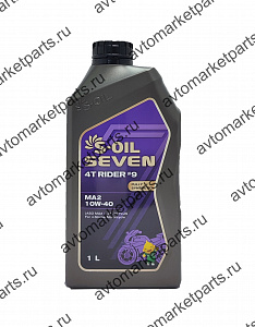 МАСЛО МОТОРНОЕ МОТО 10W40 S-OIL 7 4T RIDER #9 MA2  (1л)