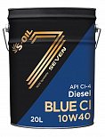МАСЛО МОТОРНОЕ 10W40 S-OIL 7 BLUE #7 CI4/SL (20л)