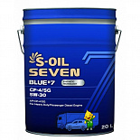 МАСЛО МОТОРНОЕ 5W30 S-OIL 7 BLUE #7 CF4/SG (20л)
